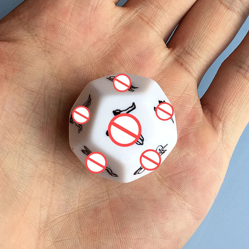 Sex Cube Dice Set Adult Game Erotic Love Playing Magic Kamasutra 6/12 Sides Couples Games Dices Dado Sexy Toys Sexual Cubes