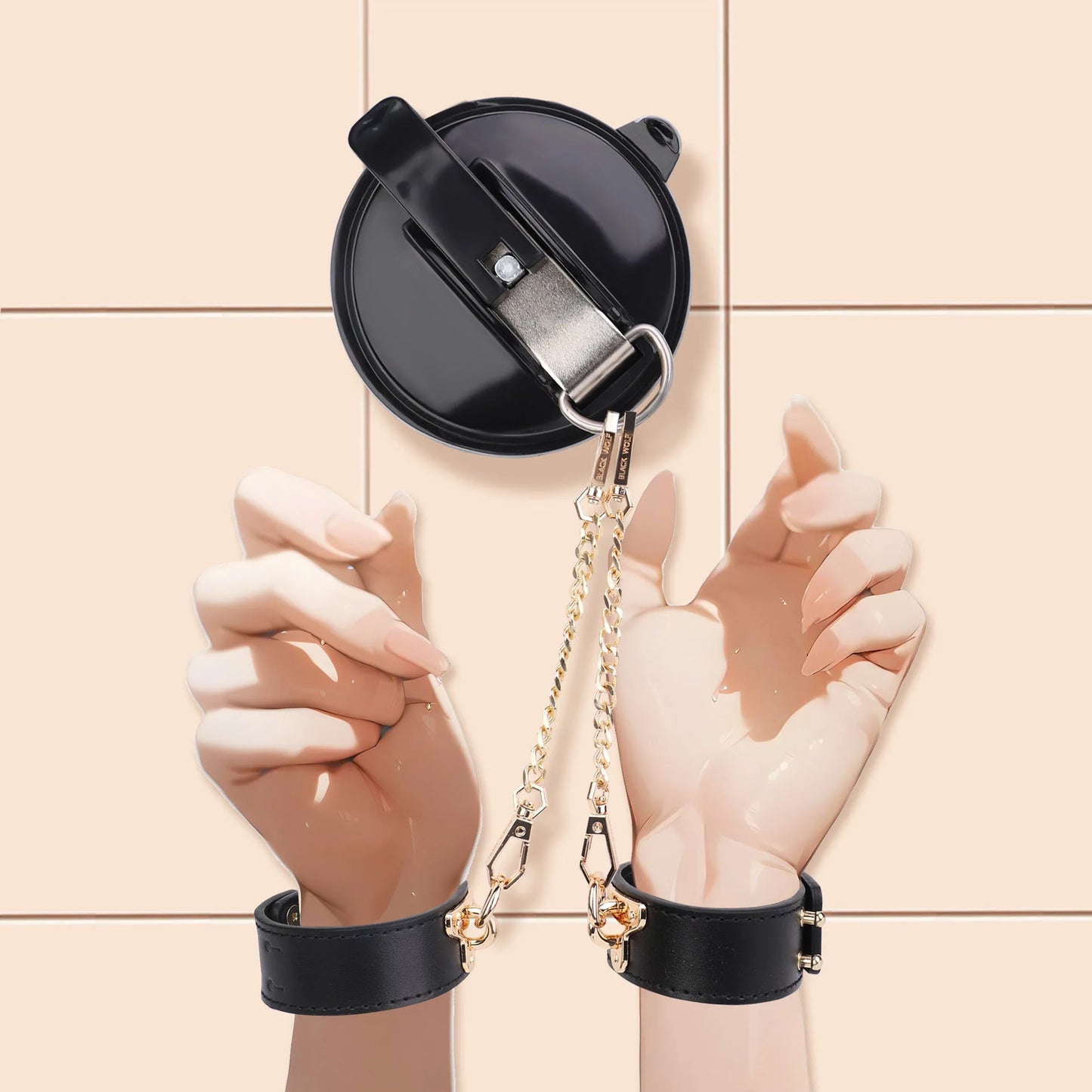 Punish Your Partner with Handcuffs Bondage in Bathroom