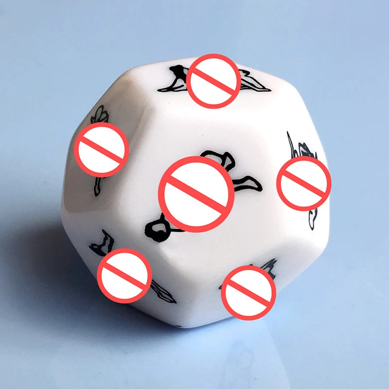 Sex Cube Dice Set Adult Game Erotic Love Playing Magic Kamasutra 6/12 Sides Couples Games Dices Dado Sexy Toys Sexual Cubes
