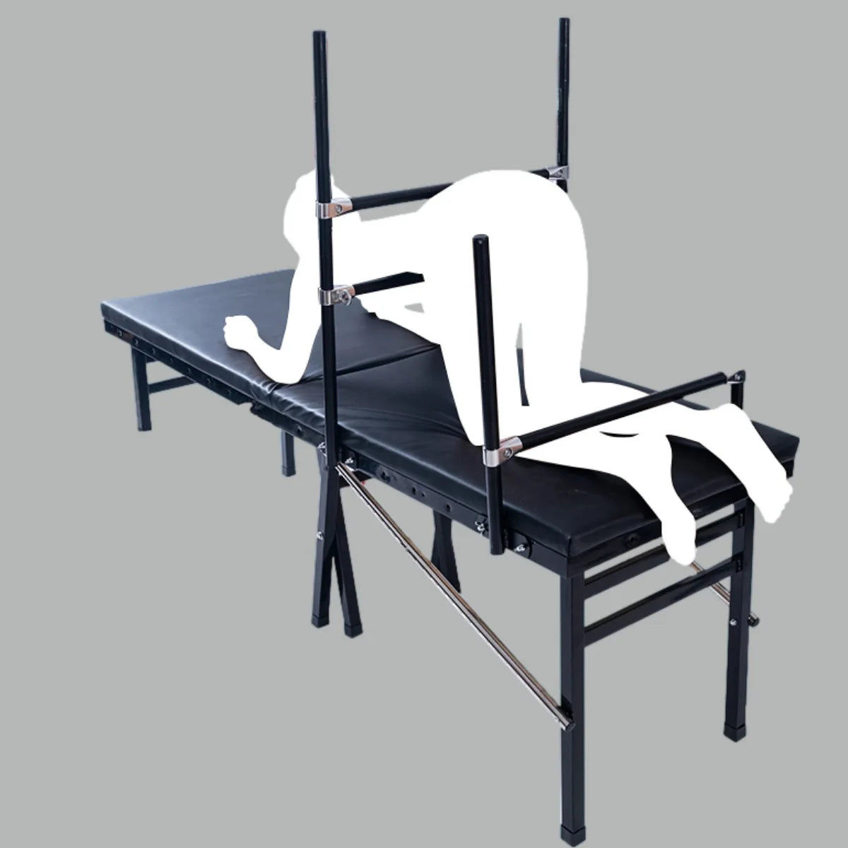 BDSMSex Furniture Cuffs Folding Bed Wooden Cangues Ropes Bondage Furniture