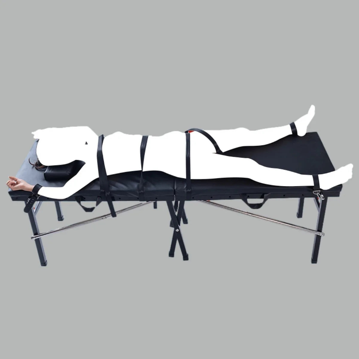 BDSMSex Furniture Cuffs Folding Bed Wooden Cangues Ropes Bondage Furniture