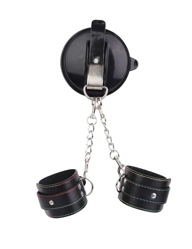Punish Your Partner with Handcuffs Bondage in Bathroom