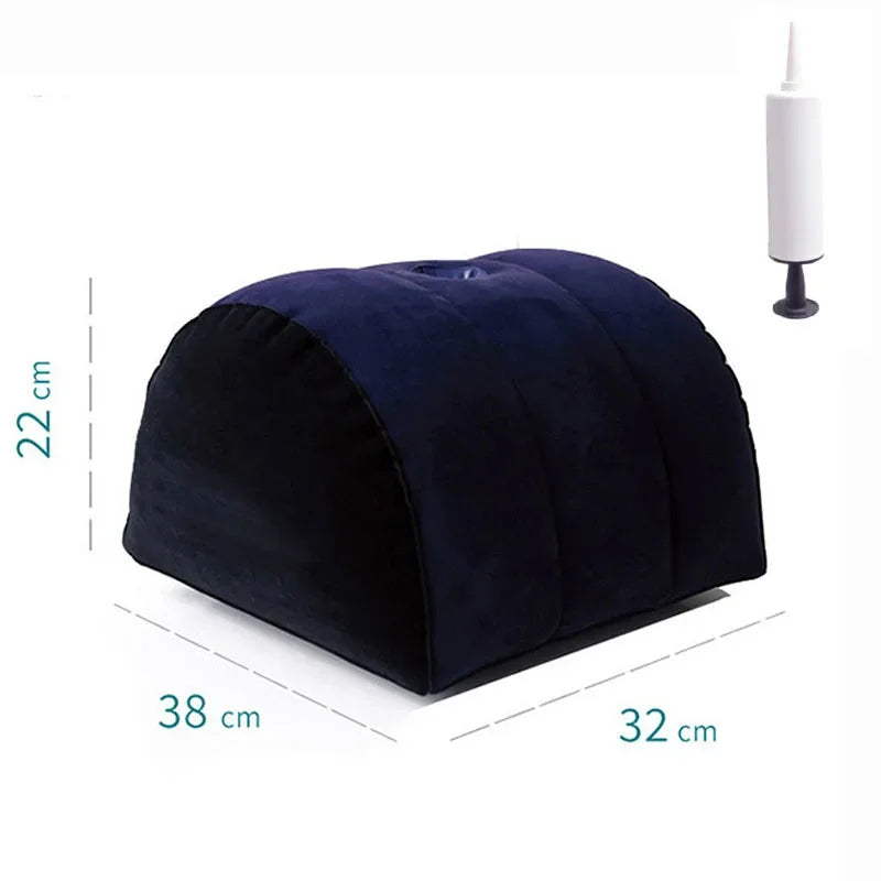 Inflatable Sex Pillow Sexual Positions Auxiliarie Elastic Sex Chair / Female Masturbation Wedge