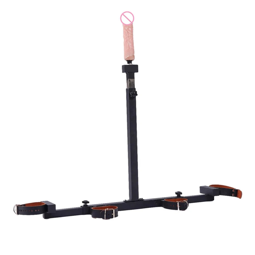 Dildo Holder Metal Bondage Frame BDSM Handcuffs, Ankle Restraintion Sextoys