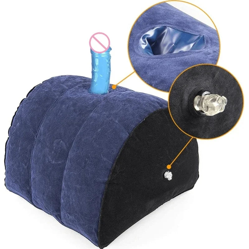 Inflatable Sex Pillow Sexual Positions Auxiliarie Elastic Sex Chair / Female Masturbation Wedge