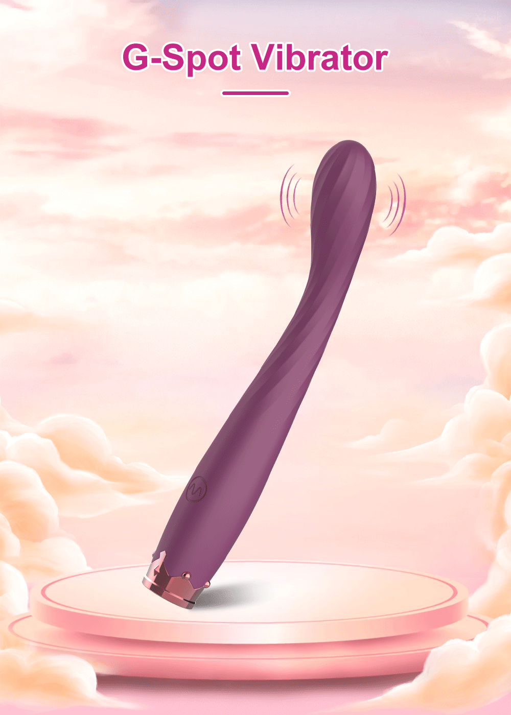 Beginner G-Spot Vibrator for Women 8 Seconds to Orgasm Finger Shaped Vibes Nipple Clitoris Stimulator Sex Toys for Adult Female