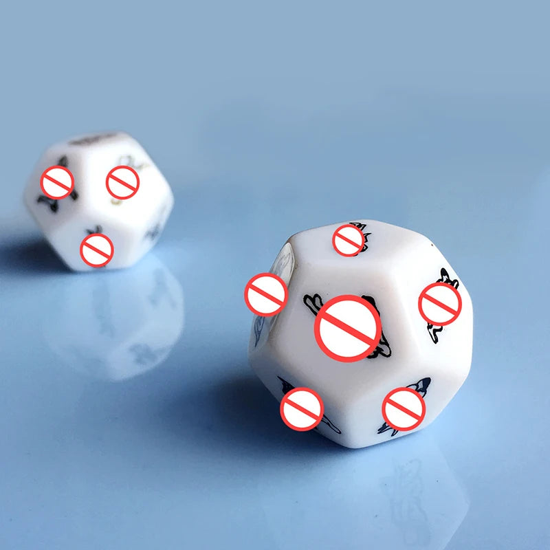 Sex Cube Dice Set Adult Game Erotic Love Playing Magic Kamasutra 6/12 Sides Couples Games Dices Dado Sexy Toys Sexual Cubes