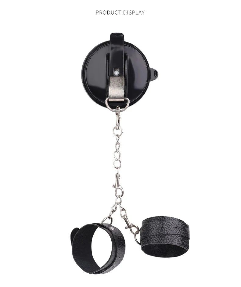 Punish Your Partner with Handcuffs Bondage in Bathroom