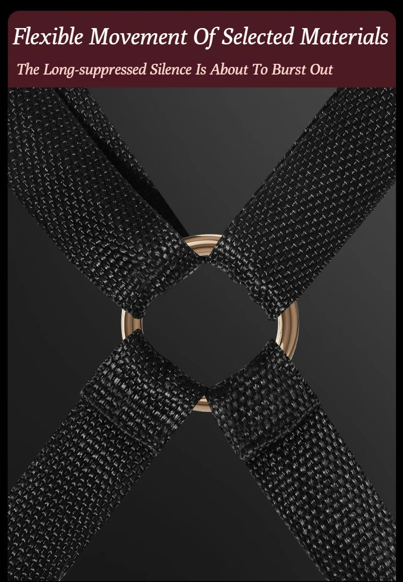 Adjustable BDSM Bondage Steel Pipe Restraint Strap