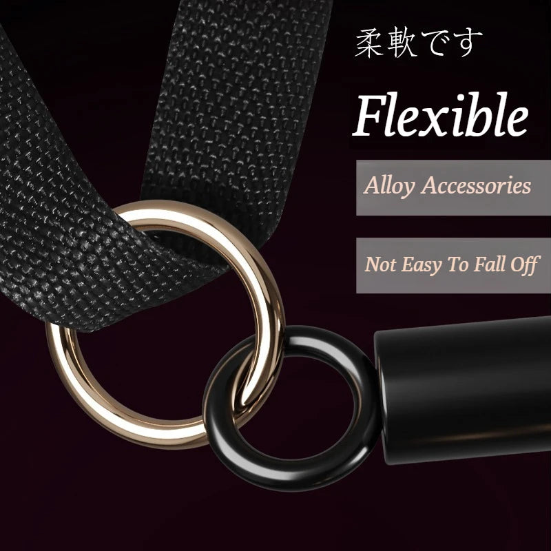 Adjustable BDSM Bondage Steel Pipe Restraint Strap