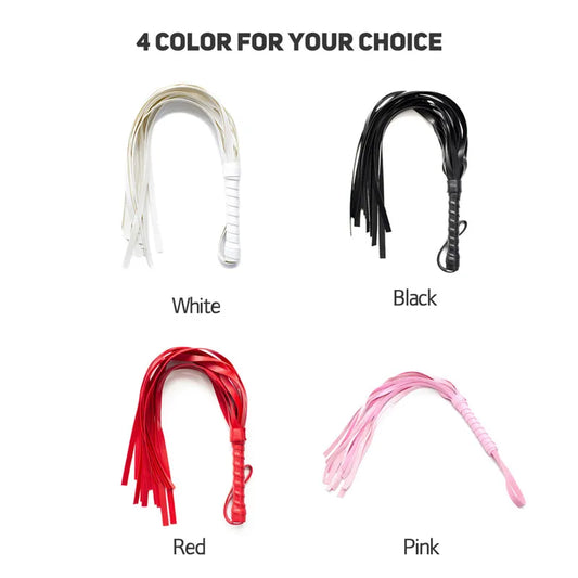 Faux Leather Flogger for Spanking