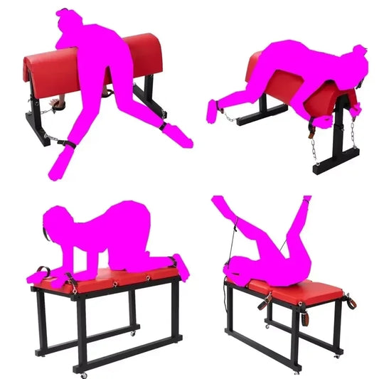BDSM Bondage Stool Spanking, Sex Stool for Couple Positions