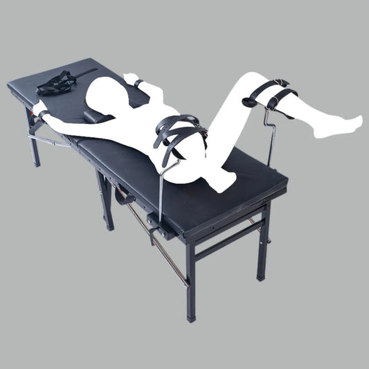 BDSMSex Furniture Cuffs Folding Bed Wooden Cangues Ropes Bondage Furniture