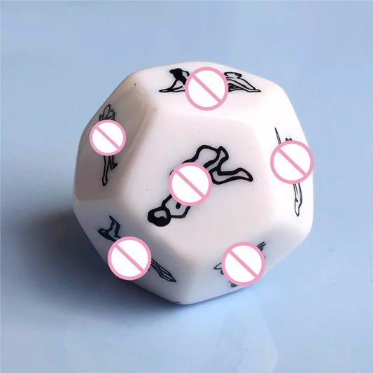 Sex Cube Dice Set Adult Game Erotic Love Playing Magic Kamasutra 6/12 Sides Couples Games Dices Dado Sexy Toys Sexual Cubes